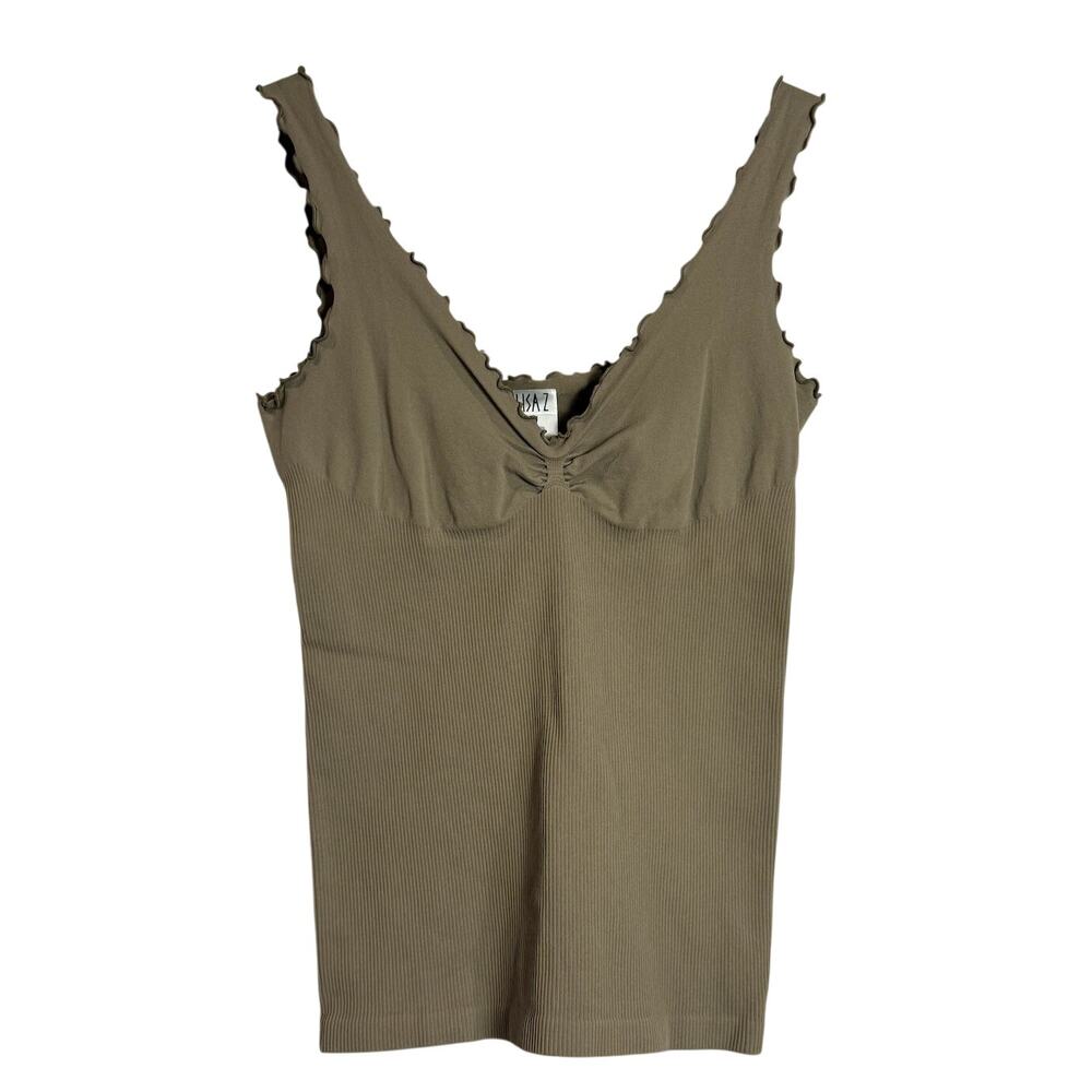 Vintage NWT New Deadstock Lisa Z Y2K 90s 2000s Olive Green Tank Paper Tag